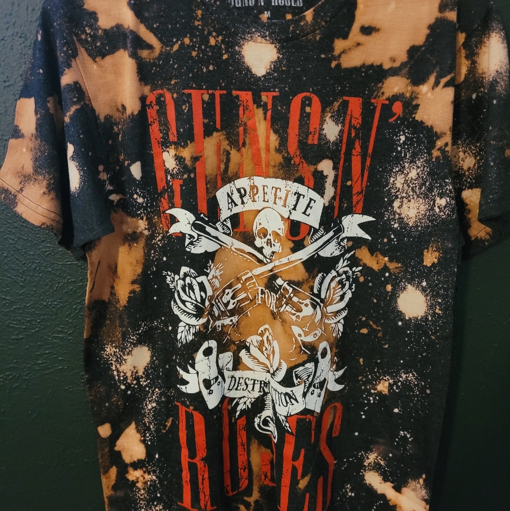Guns N Rose's Upcycled Band Shirt